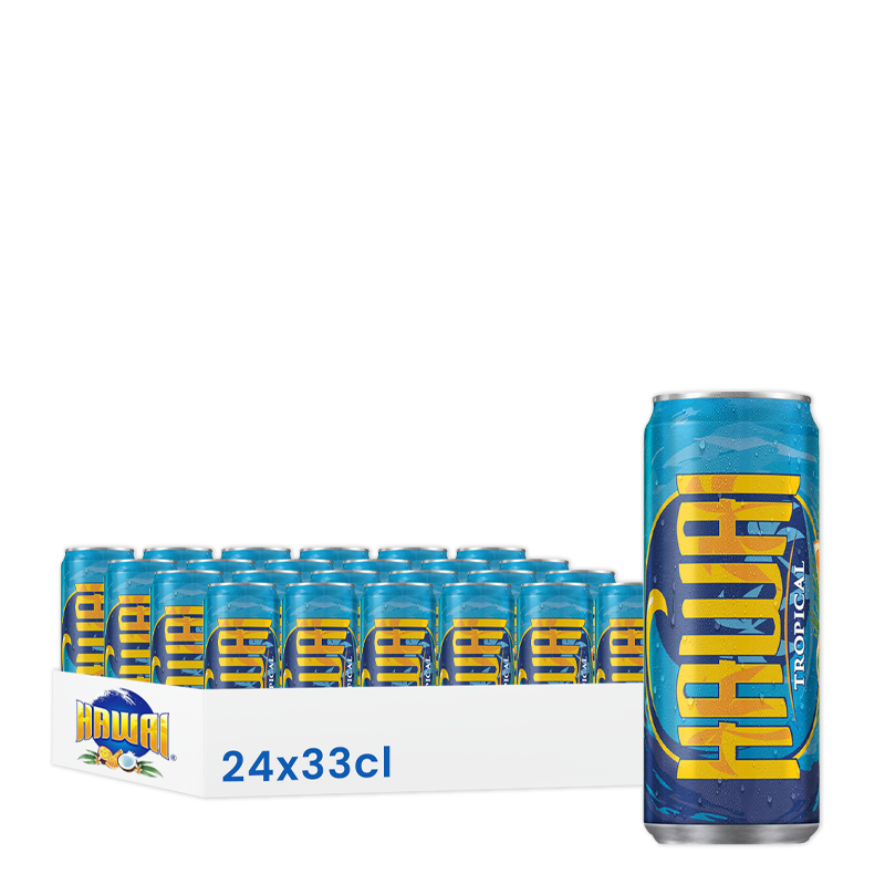Hawai Tropical, pack de 24 canettes de 33cl.