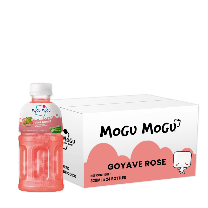 Mogu Mogu Goyave, pack de 24 bouteilles de 32cl.
