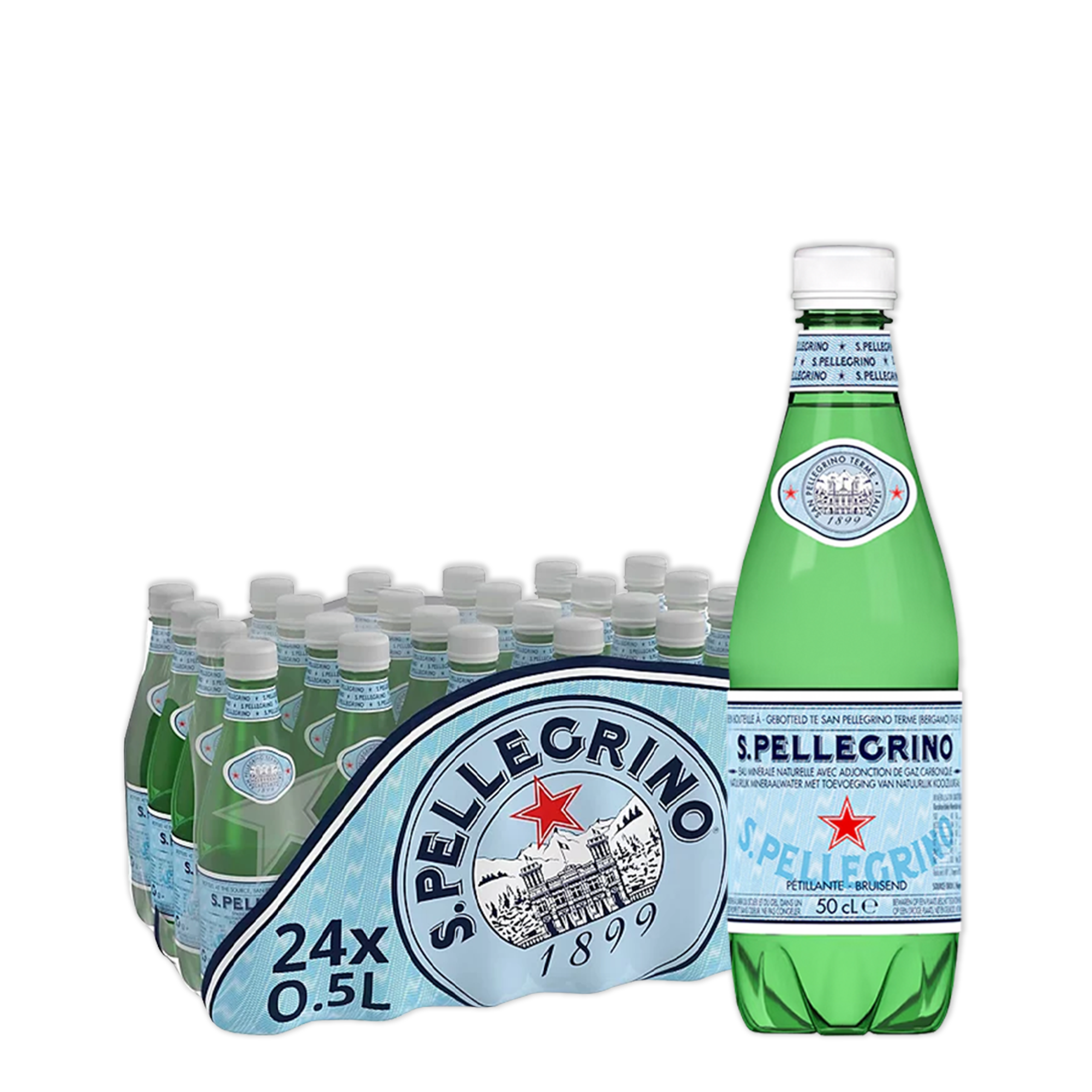 San Pellegrino, pack de 24 bouteilles de 50cl.