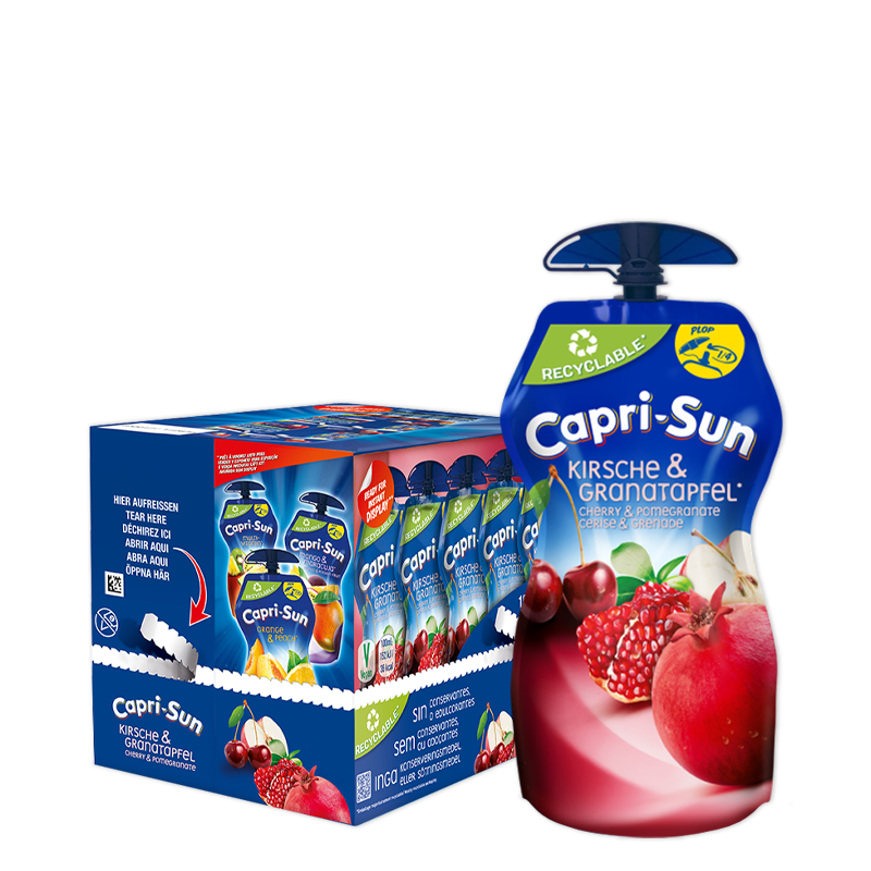 Capri-Sun Cerise Grenade, pack de 15 poches de 330ml.