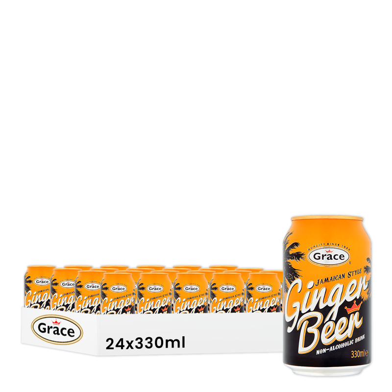 Grace Ginger Beer, pack de 24 canettes de 330ml.