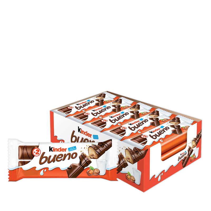 Kinder Bueno, pack de 15 barres de 43 g.